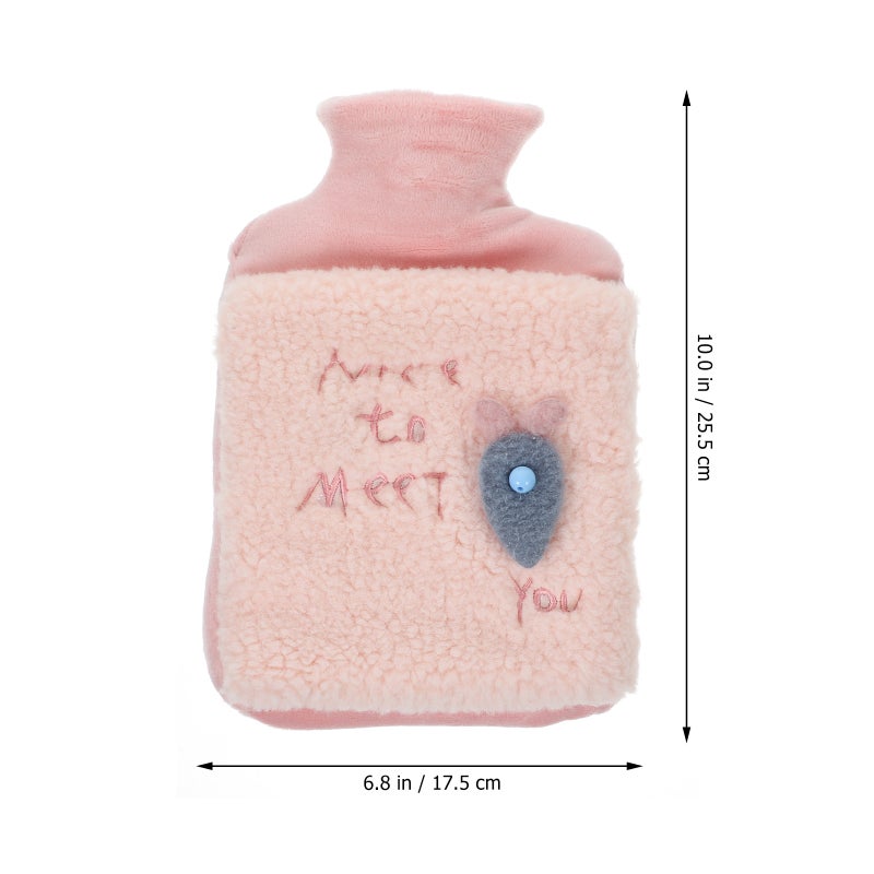 1Pc Plush Hand Warmer Mini Hand Warmer Water Injection Hot Water Bag - Image 5