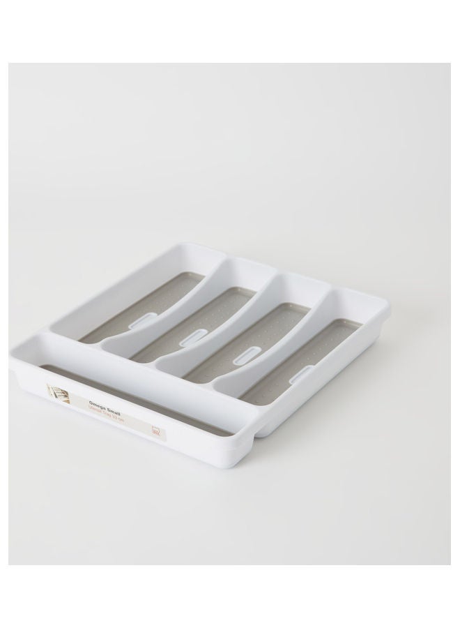 Omega Cutlery Tray White/Grey 32.5x29x4.5cm - Image 1