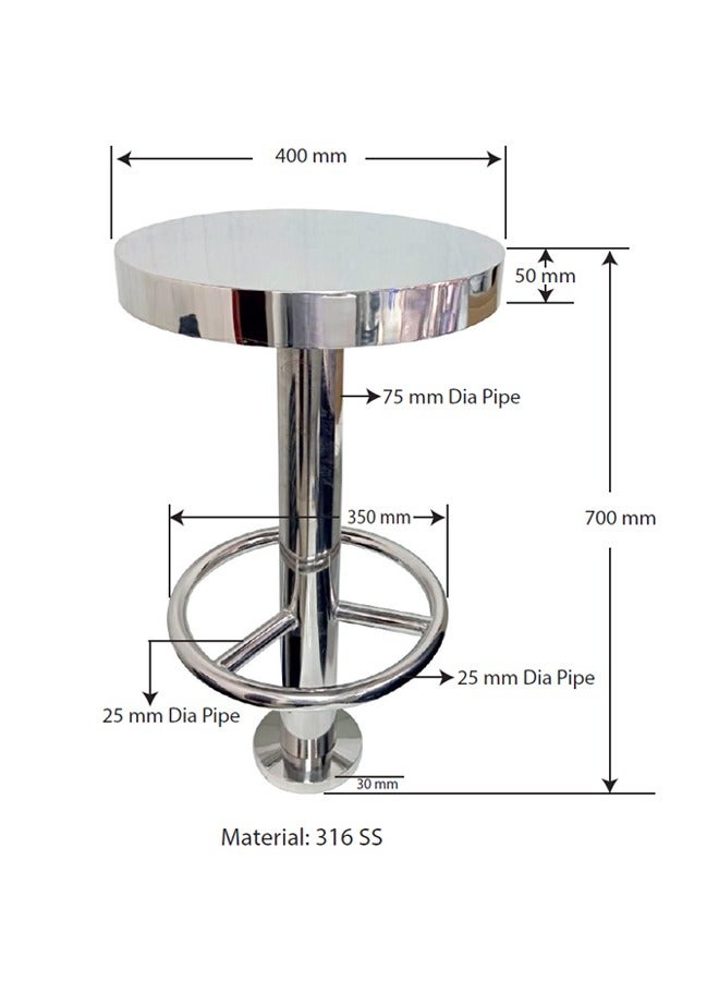 POOL MART Pool Chair (Pool Stool) SS 316 - Image 2