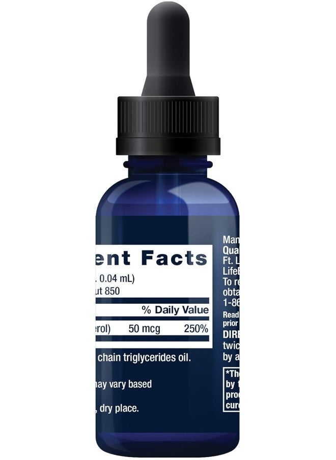 Life Extension - Liquid Vitamin D3 2000 Iu, Unflavored, 1 Fluid Ounce - Image 1