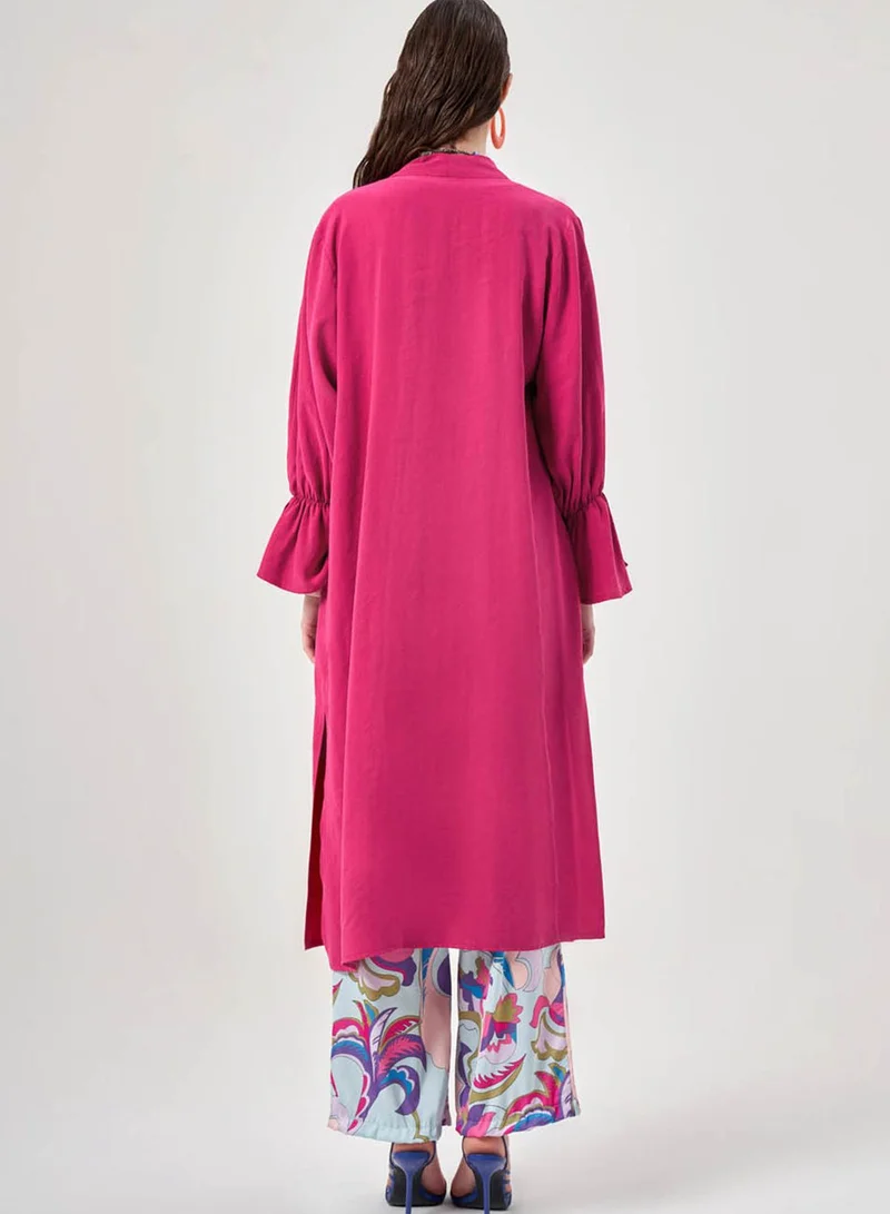 MIZALLE Flared Sleeve Kimono
