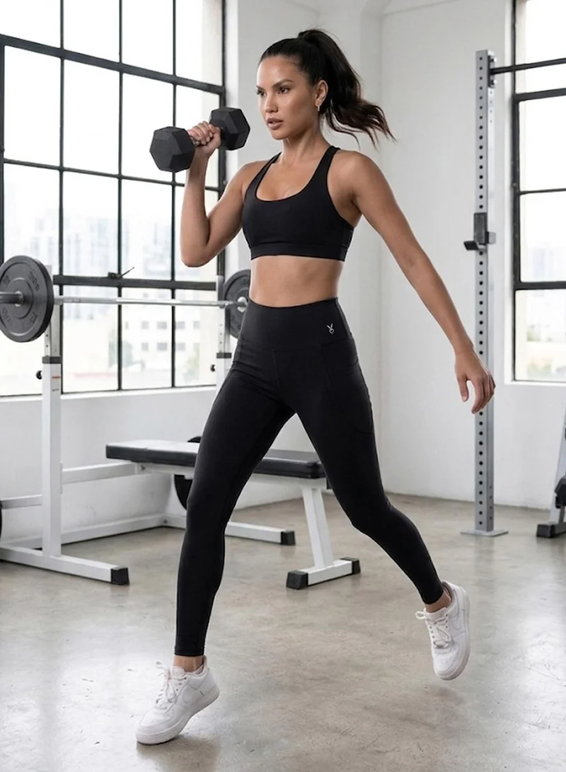 كارديو باني Sulpting High Waist Skin Fit Compression Stretchable Sports Legging