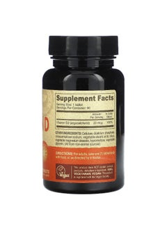 Deva Deva, Vegan Vitamin D2, 20 mcg (800 IU), 90 Tablets  - Image 2