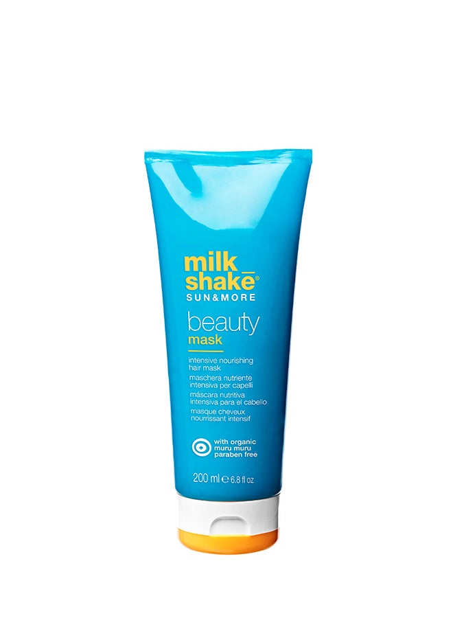Milk Shake Intensive Sun & More Beauty Hair Mask with Muru Muru Butter & Quinoa Proteins - Soothes & Repairs Hair from Sun, Salt & Chlorine Damage (200 ml) - Image 1