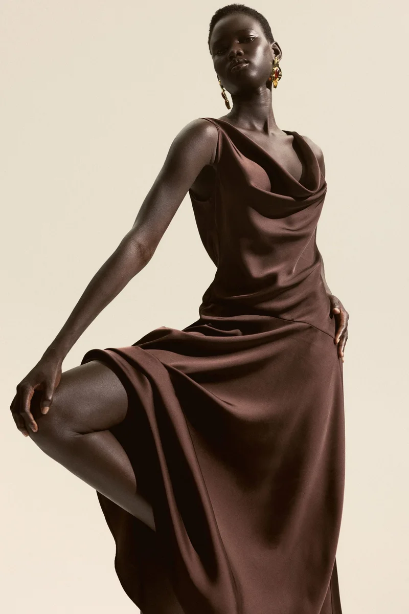 H&M Cowl-neck dress
