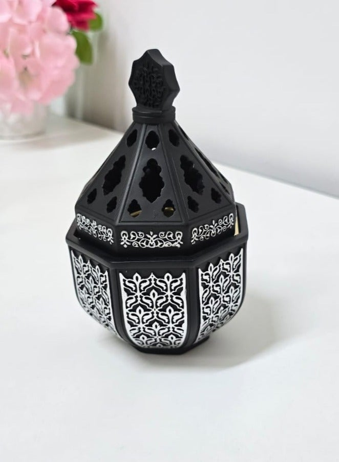 Radin Incense Bakhoor Burner With Magnetic Cover – Resin Charcoal Oud Incense Burner For Home, Office, Studio Room, Study Room, Mosque, Yoga And Spa – Perfect Gift For Any Occasion - Image 1