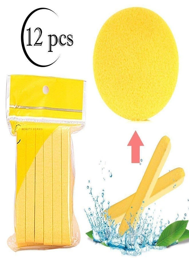 LELE Makeup Removal Cleaning Sponge Reuseable/Washable Magical/Portable (Set of 12 Pcs.) - Image 2