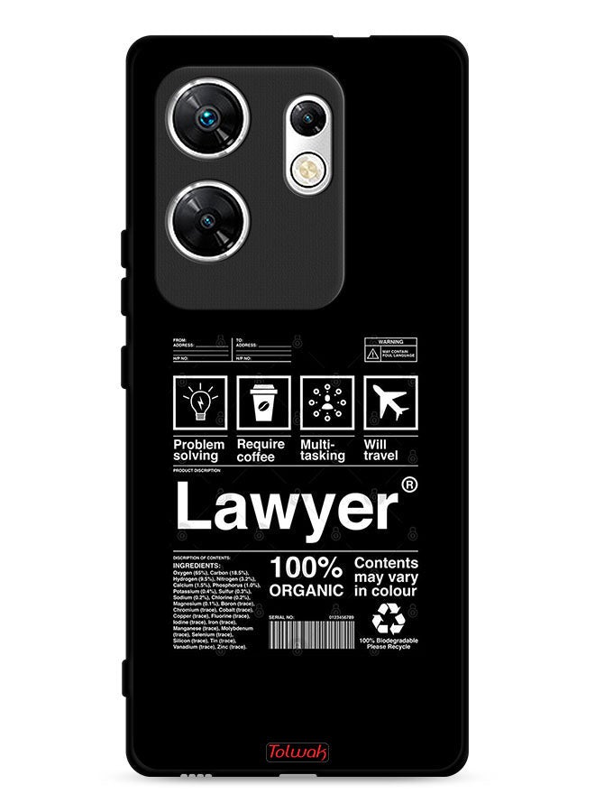 Tolwak Infinix Zero 30 4G Protective Case Cover Lawyer Sticker - Image 1