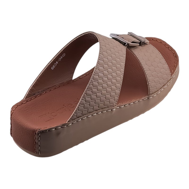 AET A E T Handmade Arabic Sandals For Men | Outdoor Mens Slippers | Genuine PU Leather With Buckle - Image 3