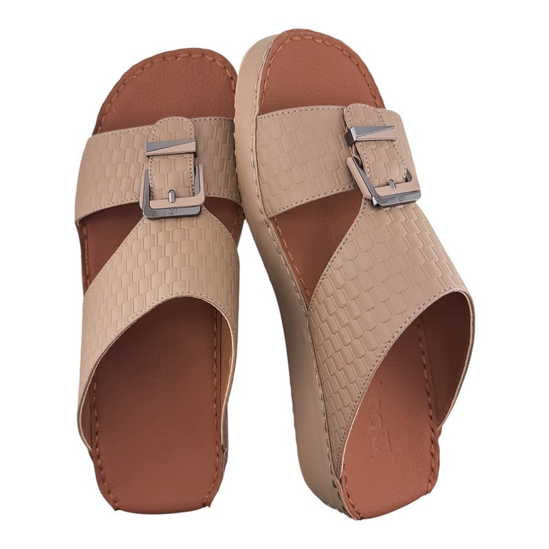AET A E T Handmade Arabic Sandals For Men | Outdoor Mens Slippers | Genuine PU Leather With Buckle - Image 2