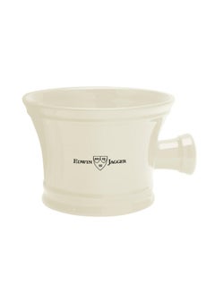 Edwin Jagger Edwin Jagger RN47 Traditional Porcelain Luxury Shaving Bowl with Handle for Shaving Cream or Shaving Soap for Men and Women (Ivory)  - Image 1