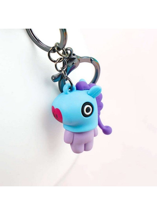 Careflection LINE FRIENDS Official Licensed Cute BT21 Kpop BTS Character Doll Fancy Keychain (Mang (Jhope)) - Image 4