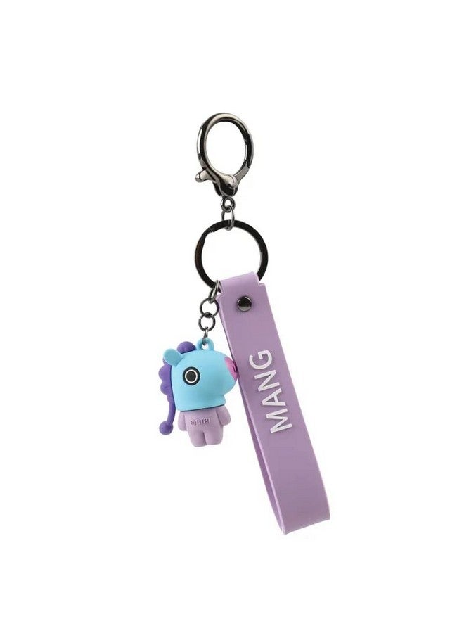 Careflection LINE FRIENDS Official Licensed Cute BT21 Kpop BTS Character Doll Fancy Keychain (Mang (Jhope)) - Image 1