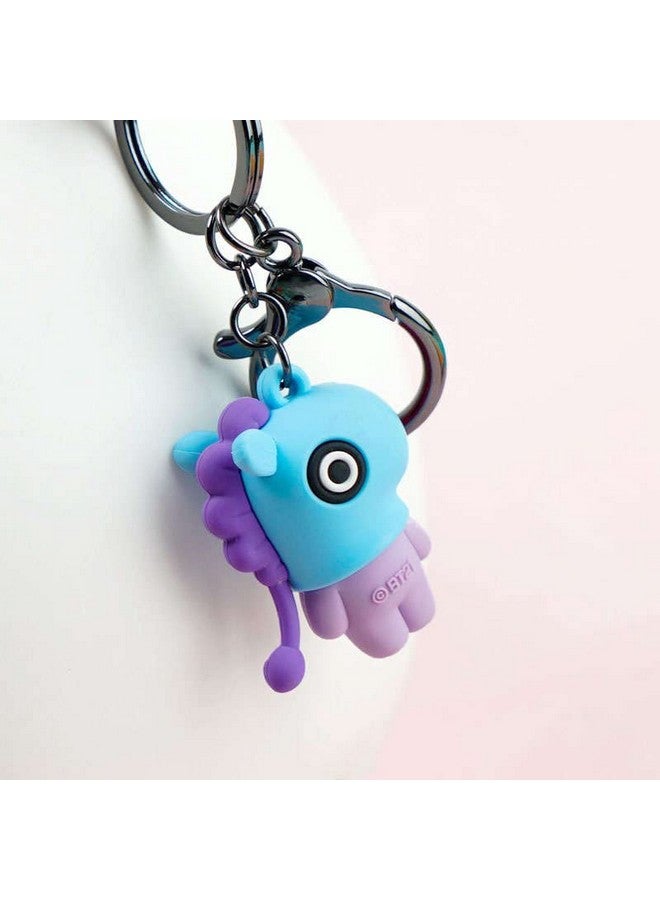 Careflection LINE FRIENDS Official Licensed Cute BT21 Kpop BTS Character Doll Fancy Keychain (Mang (Jhope)) - Image 3