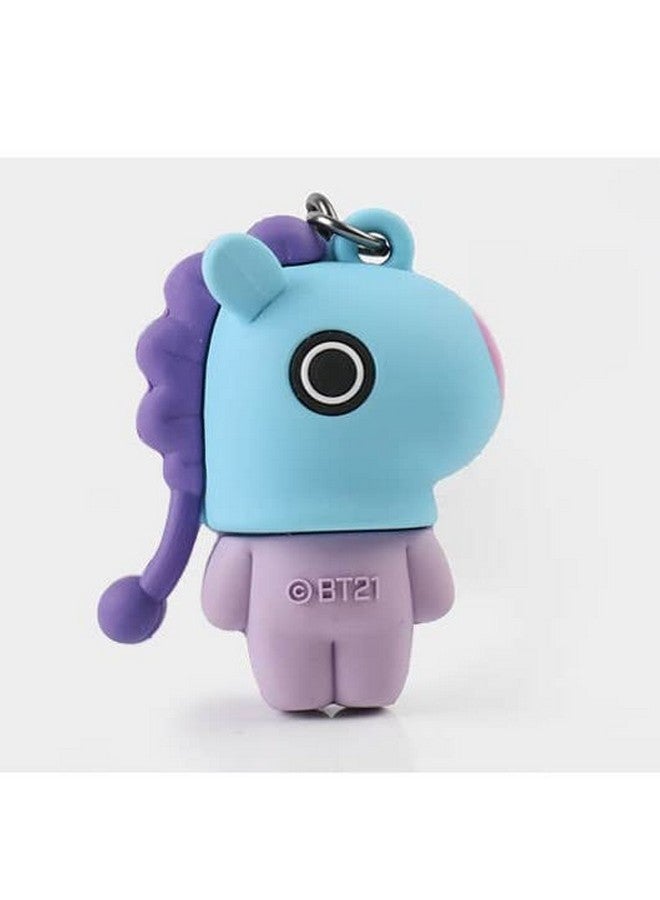 Careflection LINE FRIENDS Official Licensed Cute BT21 Kpop BTS Character Doll Fancy Keychain (Mang (Jhope)) - Image 2