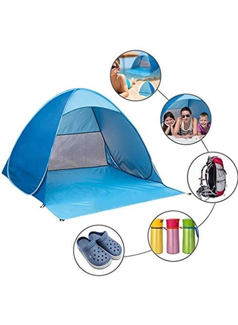 Generic Portable Outdoors Beach Tent Automatic Pop Up Anti UV Beach Tent  - Image 3