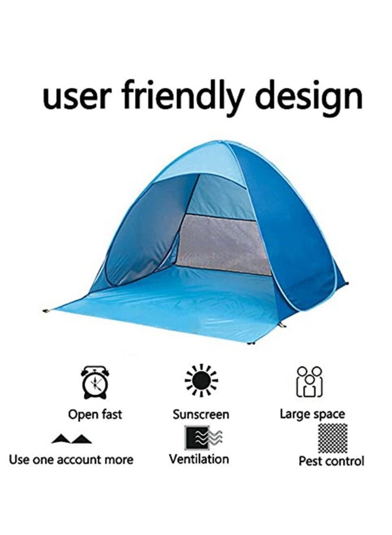 Generic Portable Outdoors Beach Tent Automatic Pop Up Anti UV Beach Tent  - Image 4