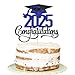 Florcmet Black Gold Glitter 2025 Congratulations Graduation Cake TopperCongrats Grad Cake Decor 2025 High SchoolCollegeSenior Graduation Party Decorations Supplies - Image 3
