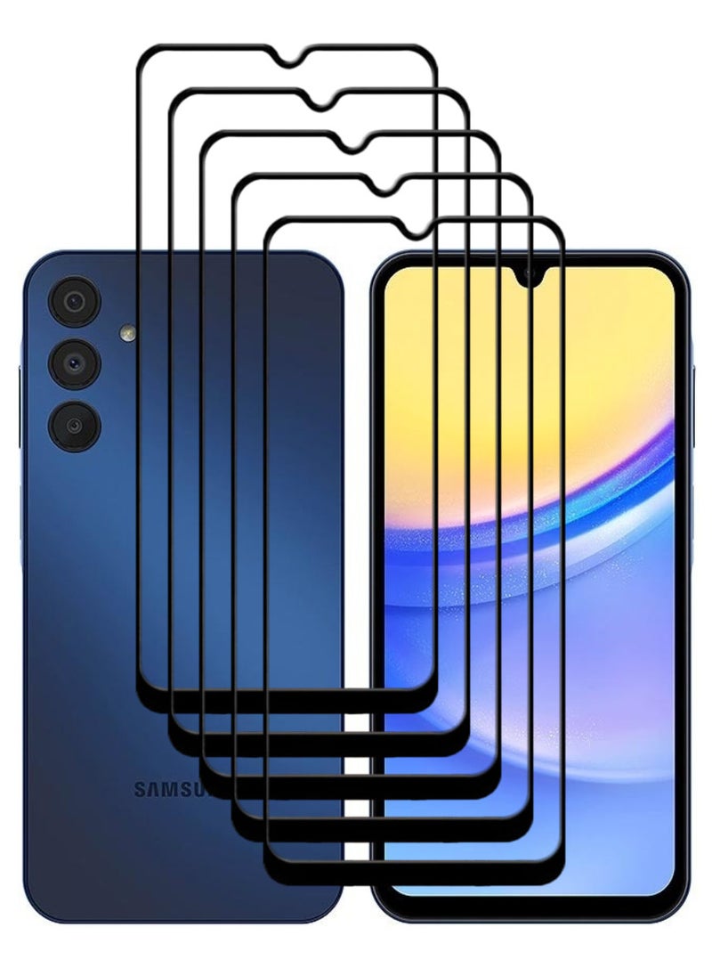 ACLIX 5 Pieces Antistatic ESD Dustproof Premium Quality High Definition Tempered Glass Screen Protector Designed For Samsung Galaxy A16 5G - Image 1