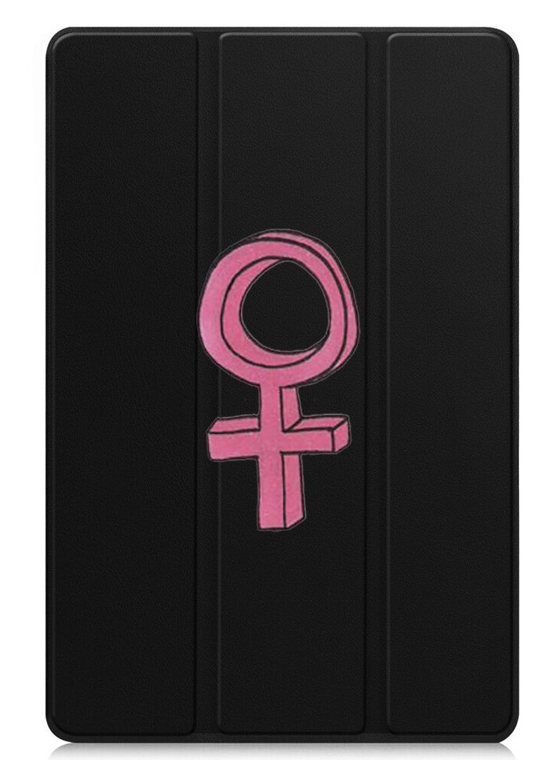 Theodor Protective Flip Case For Apple iPad Pro 13 (2024) With Trifold Stand Auto Wake Sleep Shockproof Cover Girl power 1 - Image 1