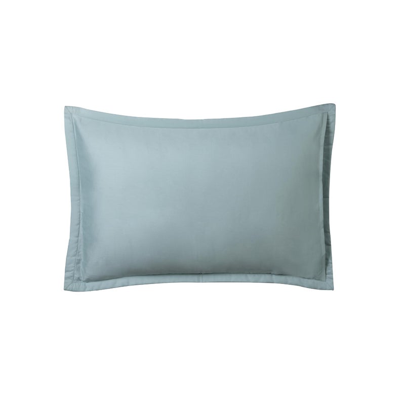 Maspar Colorart Penelope Misty Aqua Quilted Standard Pillow Sham Set - Image 3