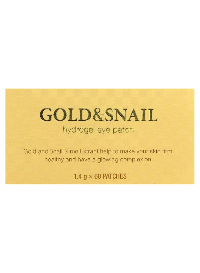 Petitfee Petitfee, Gold & Snail Hydrogel Eye Patch, 60 Patches  - Image 2