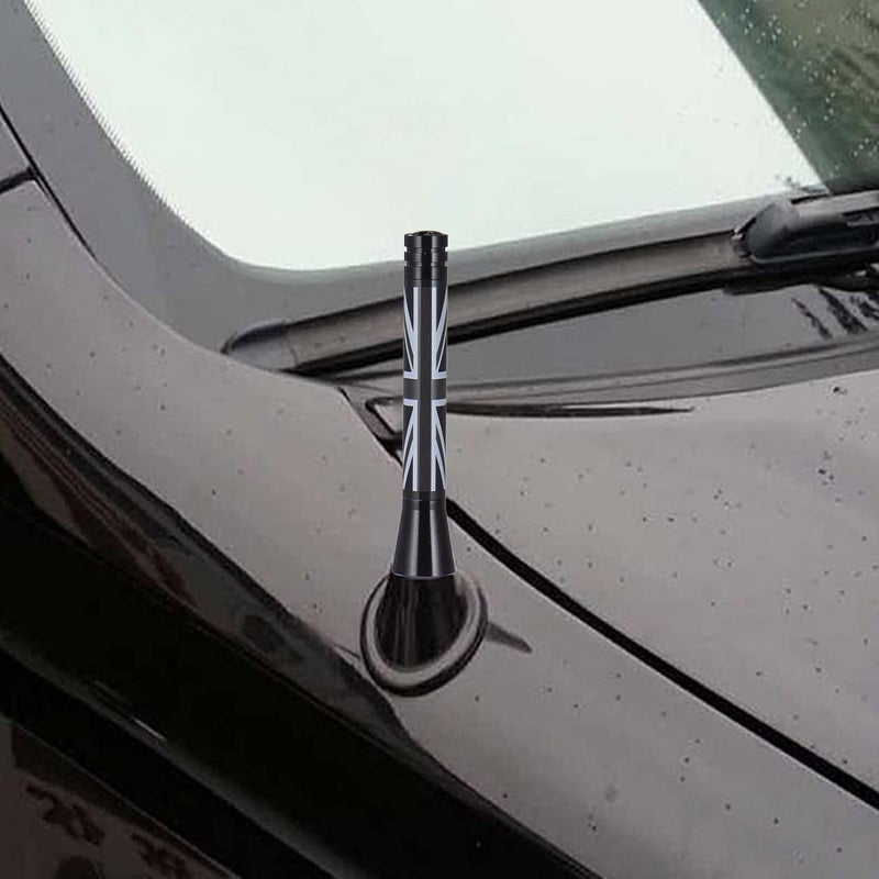 Car Antenna Replacement | Universal Short Antenna Replacement Mast for Vehicles | Aluminum Alloy Short Automotive Antenna with Copper Internal AM/FM Radio Reception for aut - Image 3