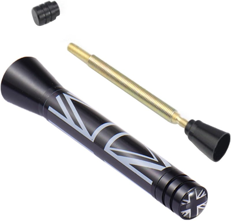 Car Antenna Replacement | Universal Short Antenna Replacement Mast for Vehicles | Aluminum Alloy Short Automotive Antenna with Copper Internal AM/FM Radio Reception for aut - Image 4