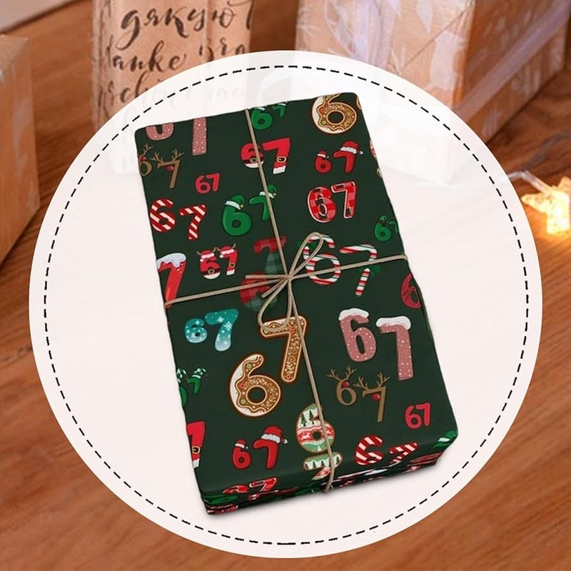 Style B Floral Wrapping Tissue Paper for Bouquet Gift Packaging Wedding New Year Festive - Image 3