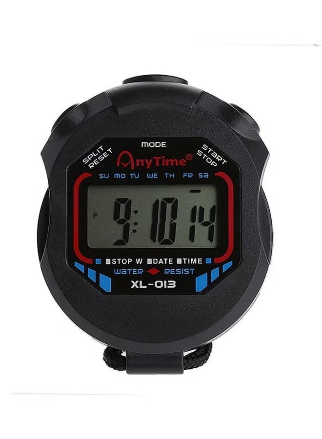 OMEVE Digital Handheld LCD Chronograph Sports Stopwatch Timer Stop Watch With String 7.9*6.2*1.8CM - Image 5