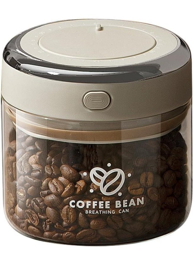 Premium Glass Airtight Coffee Canister,17oz with One-Way CO2 Valve and Freshness Tracker, Moisture-Proof Coffee Bean Storage Container, Reusable BPA-Free Jar for Kitchen Coffee Accessories - Image 1