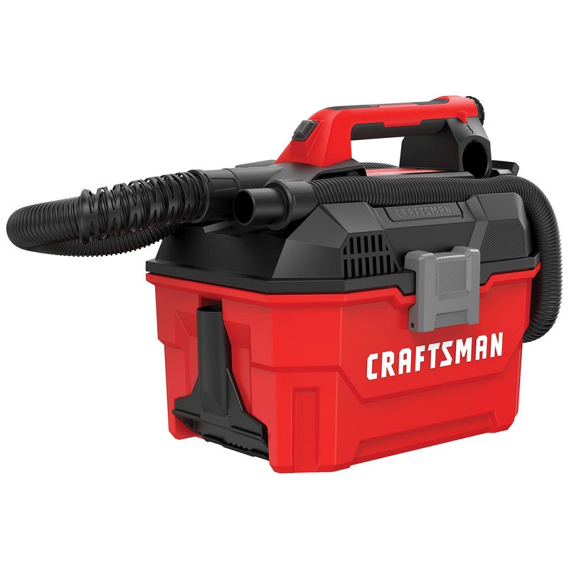 CRAFTSMAN مكنسة كهربائية لاسلكية CRAFTSMAN V20، مكنسة متجر رطبة/جافة، سعة 2 جالون، خرطوم بطول 7 أقدام، أداة عارية فقط (CMCV002B) - Image 1