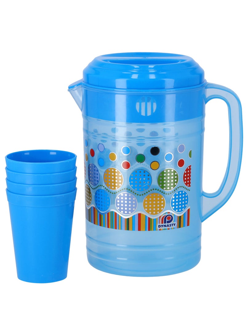 إبريق ماء ديلكاسا DC1494 مع 4 أكواب  - Image 1