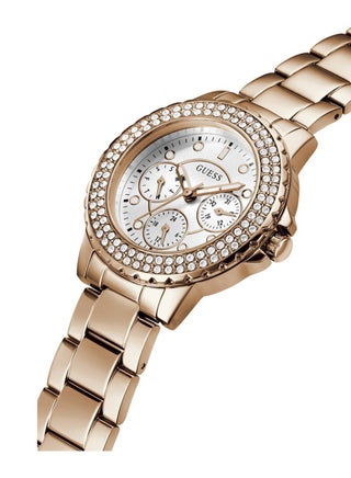 Crown Jewel Ladies Analog Rose Gold Tone Multi-function Stainless Steel Watch GW0410L3 - 36mm - view 2