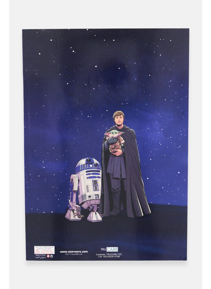 STAR WARS A4 Arabic Notebook, Blue  - Image 2