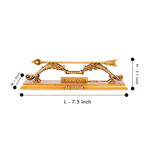 Artarium Jai Shree Ram Dhanush Statue Showpiece Figure for Car Dashboard Home Decor Office Decor and Pooja Room (Ram Dhanush 7.5 Inch) - Image 4