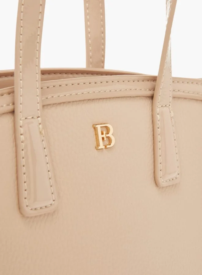 Flora Bella By Shoexpress Women Monogram Tote Bag with Zip Closure