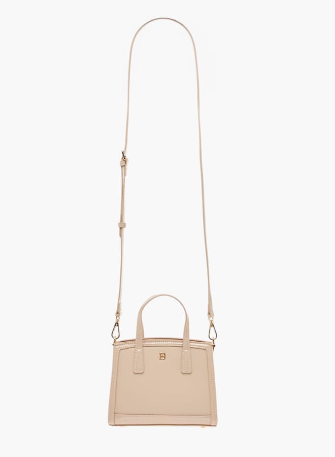 Flora Bella By Shoexpress Women Monogram Tote Bag with Zip Closure - Image 2