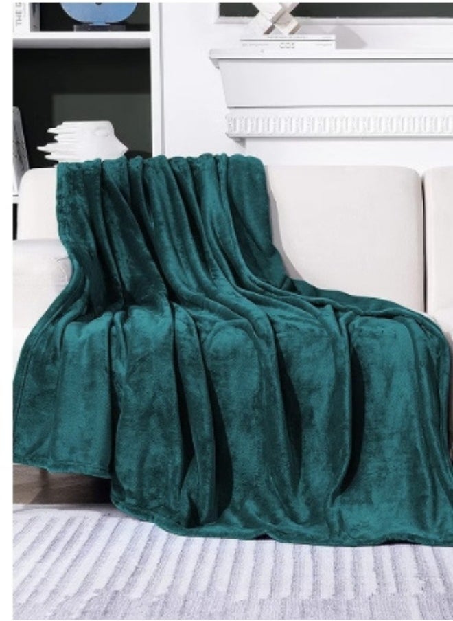 SMART HOME Light, soft and warm winter blanket with a comfortable silky feel, double bed blanket measuring 220X240 cm and weighing 2 kg, super soft double layer blanket made of high quality materials  - Image 4