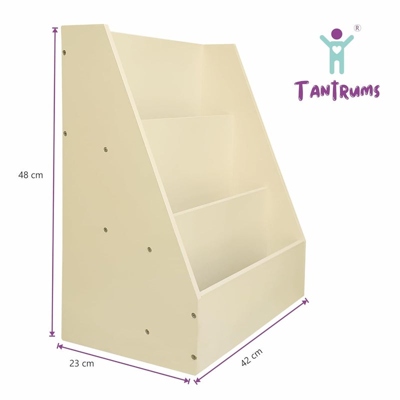 Tantrums Montessori Wooden Bookshelf for Kids - Front Facing Book Storage Organizer for Toddlers - Image 2