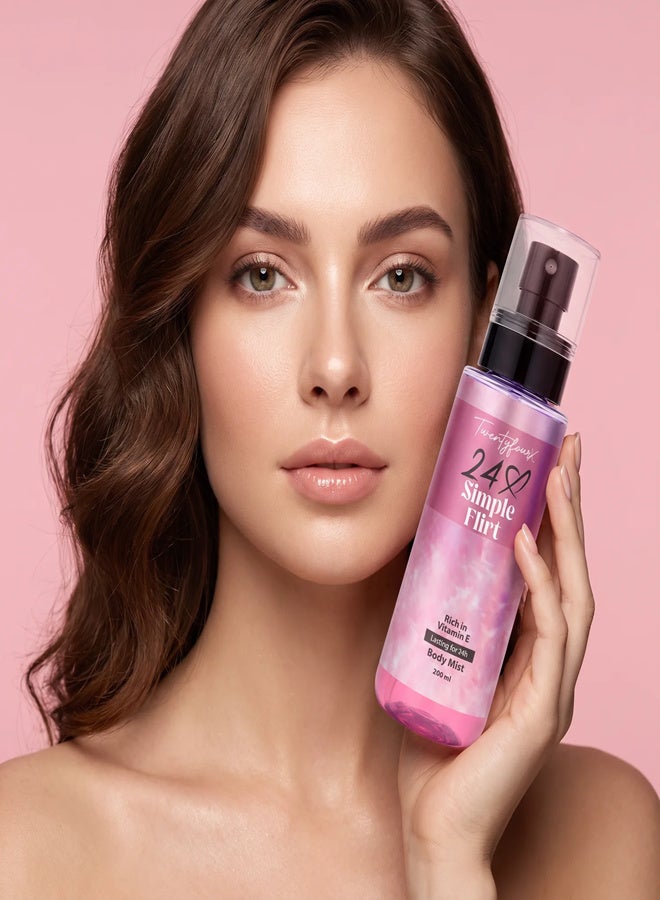 Purex 24X Simple Flirt Body Mist 200ml - Image 2