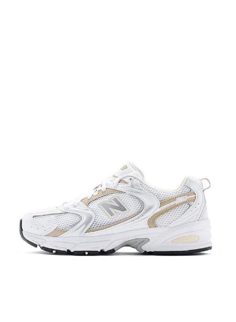 New Balance 530 Casual Shoes White/Gold For Men/Women/Students - Image 1