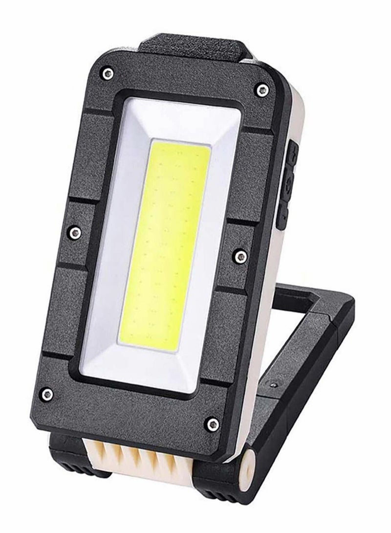 Captaintech LED Work Light, Magnetic Rechargeable COB Inspection Lamp Magnetic Work Light with Hanging Hook, 4 Lighting Modes, Job Site Lighting for Car Repairing Emergency Camping Mountain Climbing - Image 1