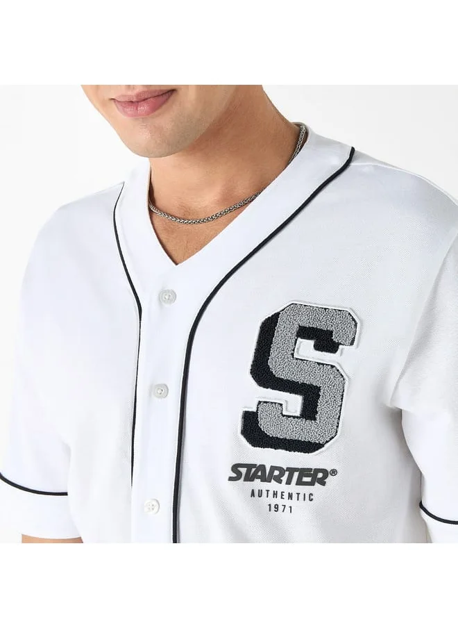 STARTER Starter Regular Fit Printed V-neck Shirt