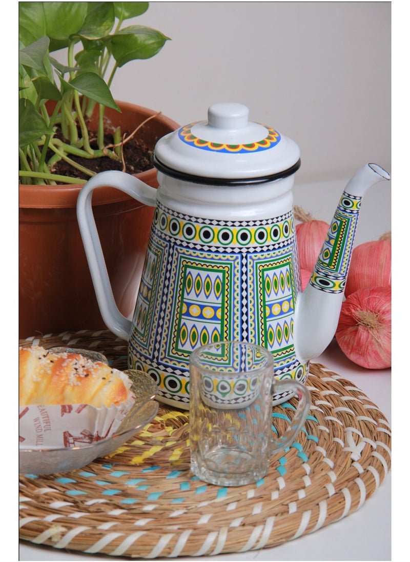 ماركة غير محددة - إبريق بكرج براد حليب بتصميم راقي - Image 1