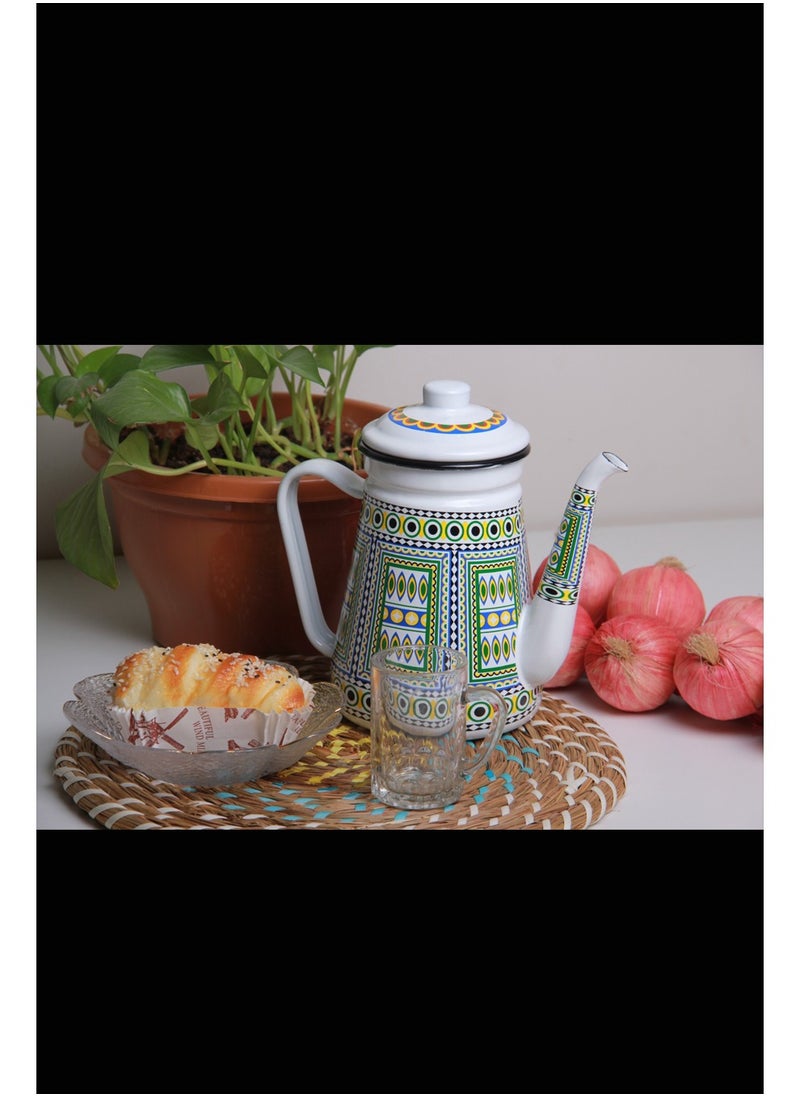 ماركة غير محددة - إبريق بكرج براد حليب بتصميم راقي - Image 1