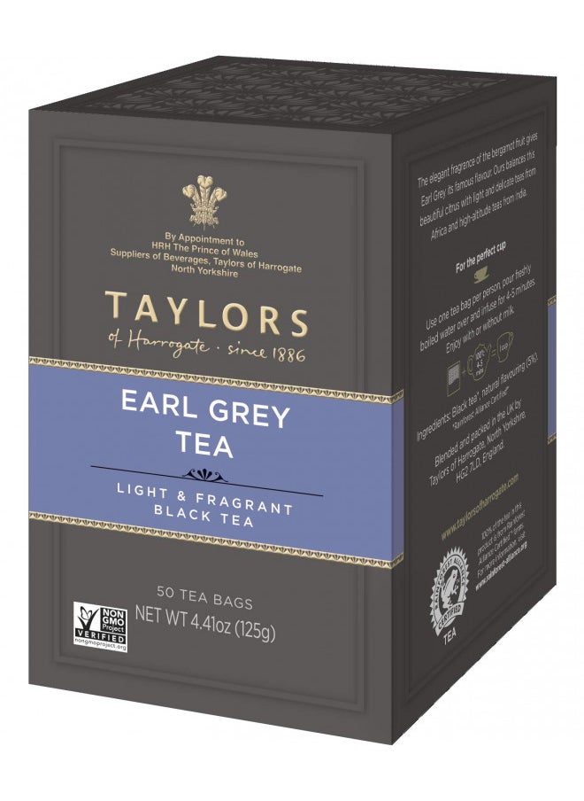 Taylors Of Harrogate Taylors of Harrogate Earl Grey Tea, 50 Count 
