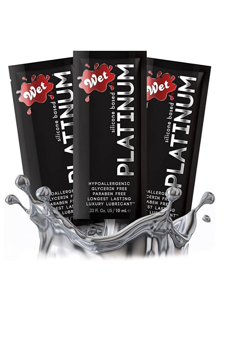 ويت زيوت تشحيم الوسادة البلاتينية المبللة ، 0.33 أونصة سائلة. أوقية. (حزمة من 3)