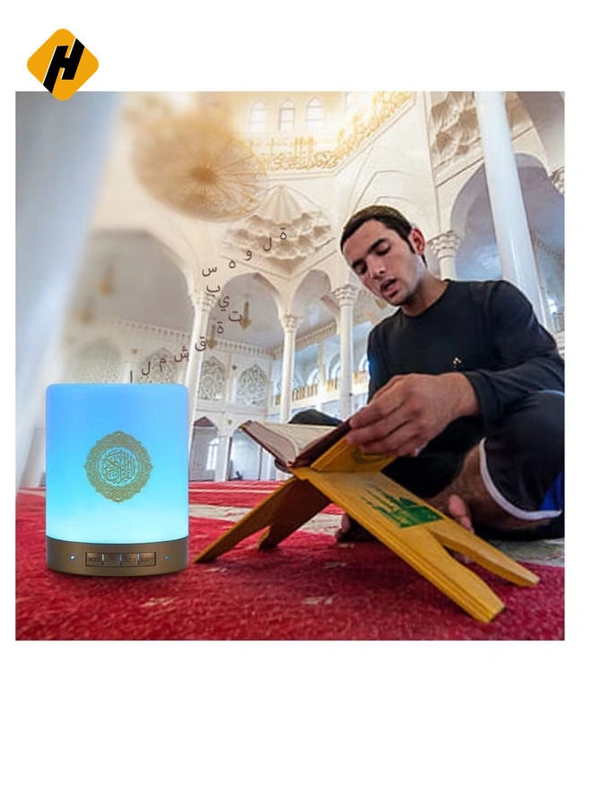 SQ-112 Quran Speaker Touch Lamp, 4 in 1 Bluetooth Speaker with 7 Colors LED Light, Quran Recitations and Song, FM Broadcast, Remote & Touch Control Quran Speaker Lamp - pzsku/Z19DF18C888267EADFD8DZ/45/_/1734616356/cdd1829c-0632-41f5-be52-c1f1846a4be6