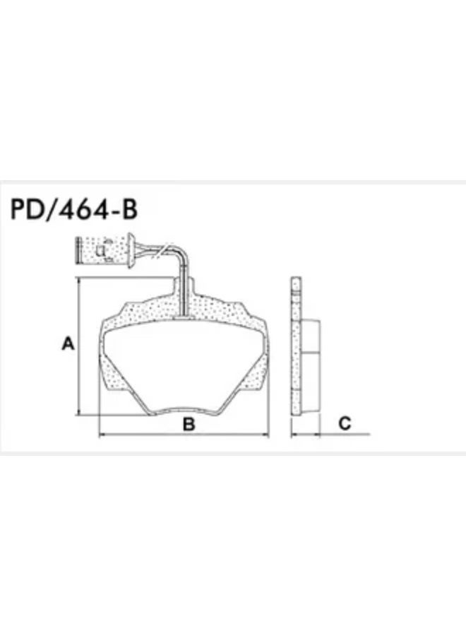 فحمات الفرامل -  PD/464-B